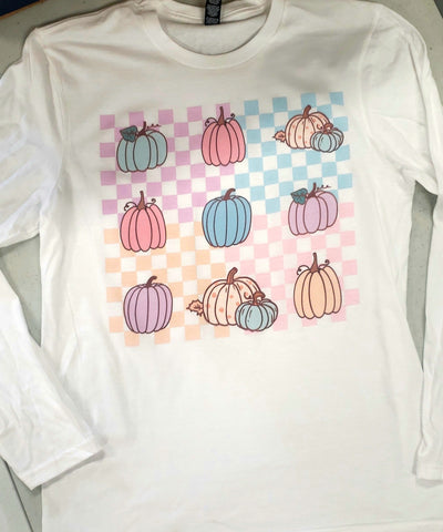 Boho Pumpkins Long Sleeve Tee