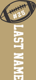 2026 Vegas Gold Indian Football Tee with Player Personalization