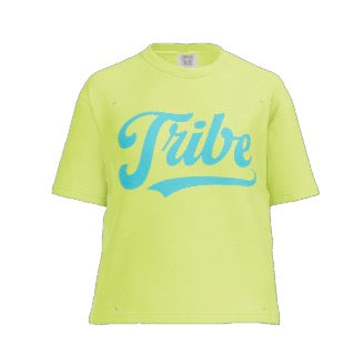 Tribe on Neon Lemon Boxy Comfort Colors Tee