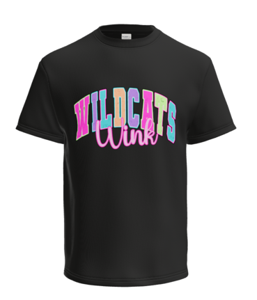 Neon Wink Wildcats Spirit Tee