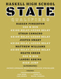 2026 State Track Qualifiers Vegas Gold Drifit Shirt