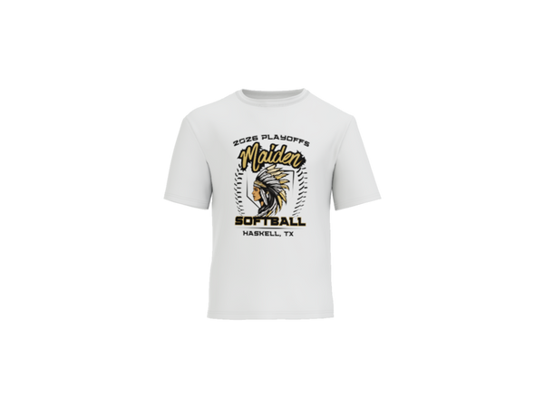 2026 Maidens Softball Playoff White Drifit Shirt