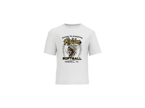 2026 Maidens Softball Playoff White Drifit Shirt