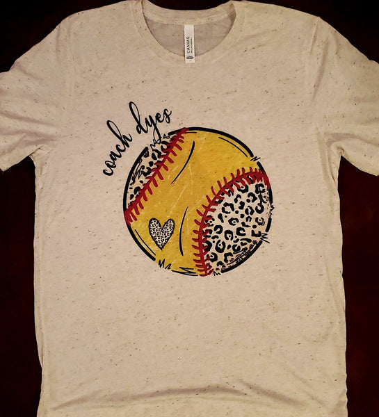 Customizable Softball Tee