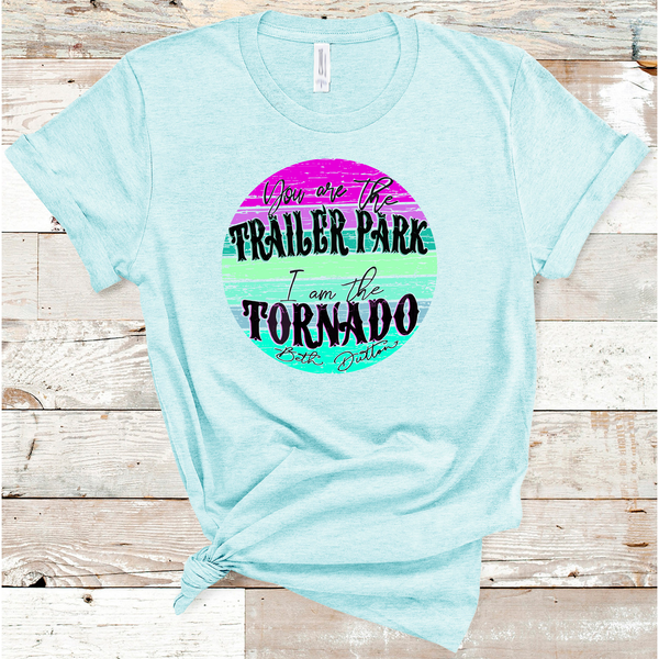 Tornado on Ice Blue Crewneck (Fits True to Size)